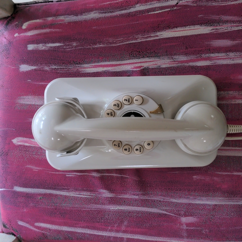 retro Pottery Barn wall phone